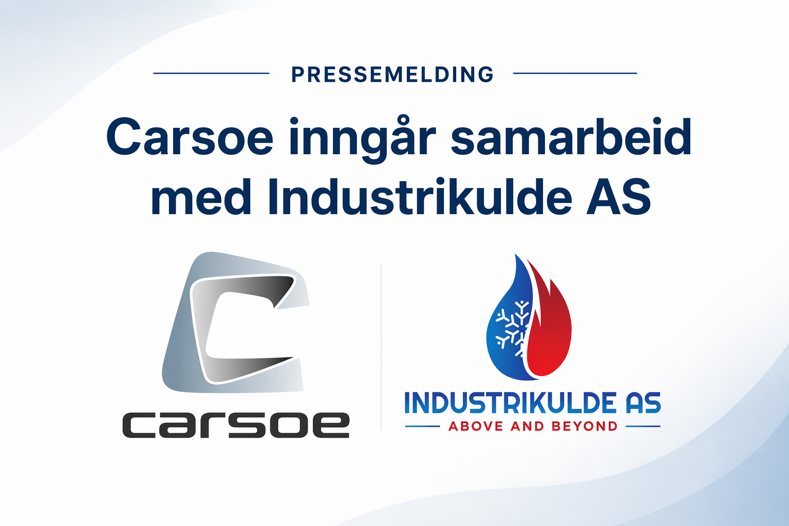 Carsoe og Industrikulde samarbeid